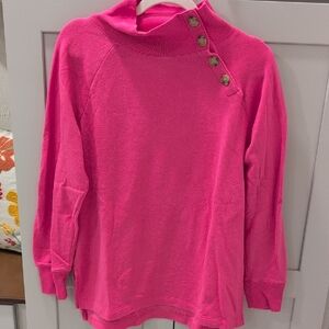 J. Crew Vibrant Pink Knit Top
